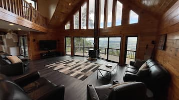 Smart TV, fireplace, video games, books