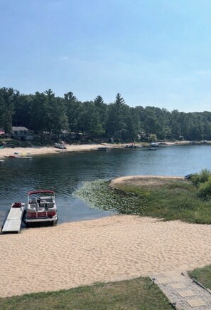 Sun-loungers, beach towels
