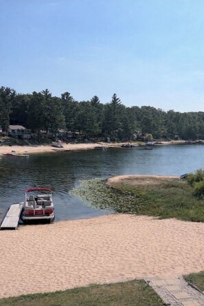 Sun-loungers, beach towels