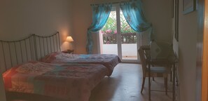 Appartamento, 2 camere da letto, balcone, vista giardino | 2 camere, ferro/asse da stiro