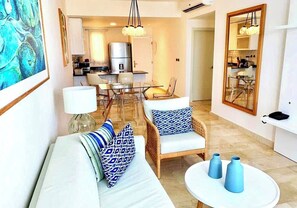 Condo, 2 Bedrooms, Accessible, Smoking | Living area - 2 Bedroom Swim-up Cana Rock (Punta Cana)