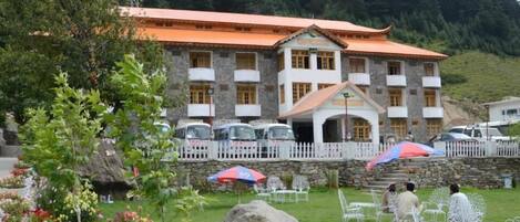 Façade de l’hébergement