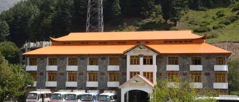 Façade de l’hébergement