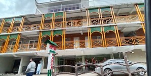 Overnatningsstedets facade