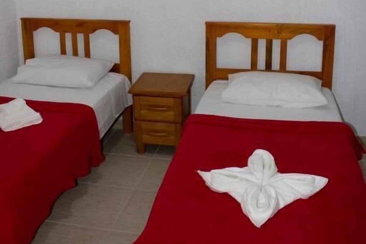 Habitación estándar con 1 cama matrimonial o 2 individuales | Wifi gratis y ropa de cama