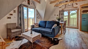 TV connectée, cheminée