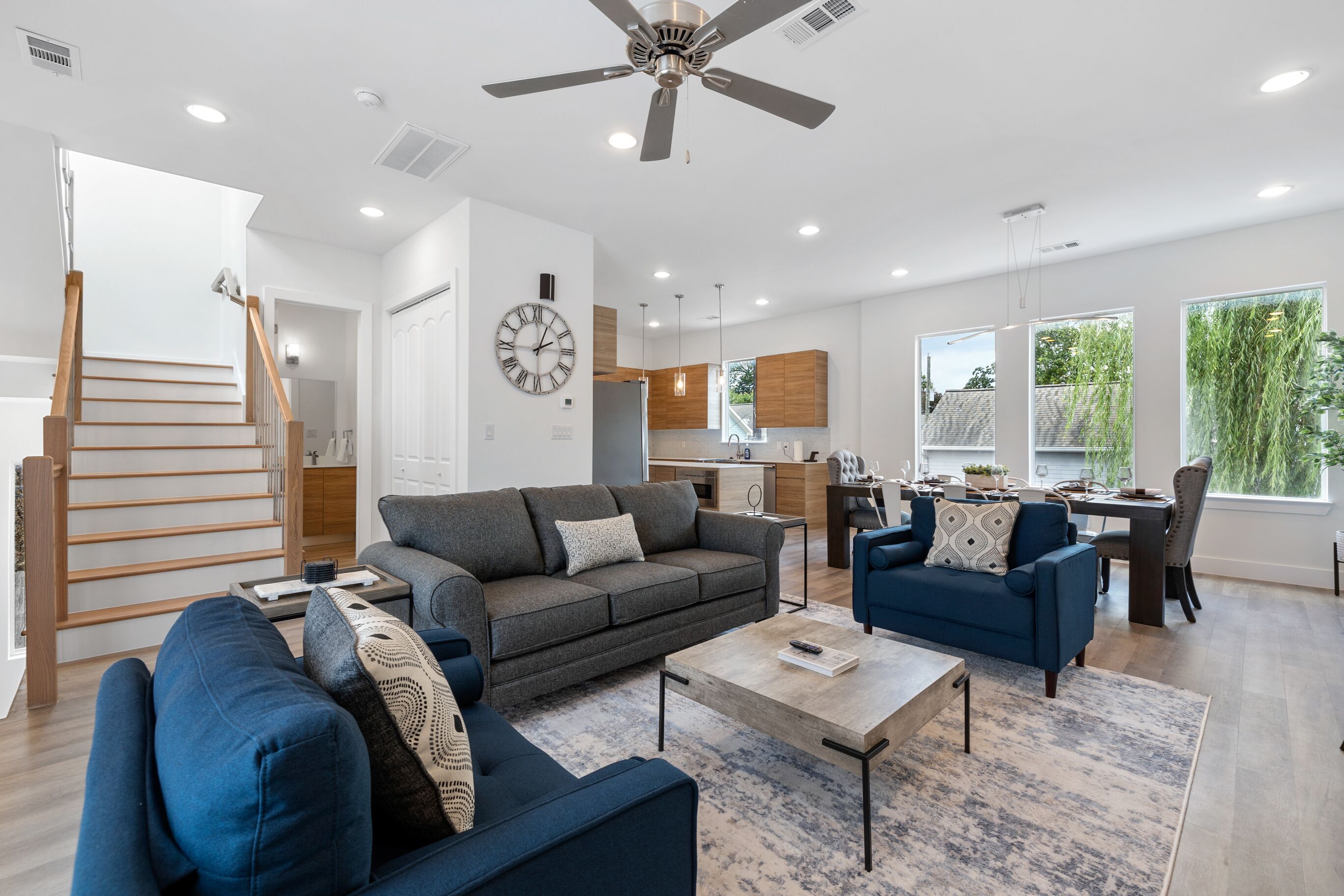 The Quad | Stay near Downtown & Galleria, Sleeps 11 | 3 br, 2 full & 2 half bath