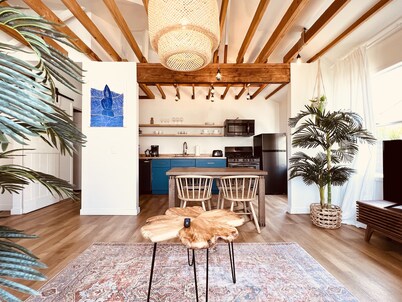 Renovated and designed by an LA based architect with a wonderful front yard.