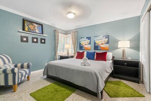 2 bedrooms, desk, iron/ironing board, free WiFi