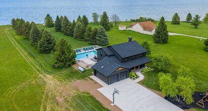 Epic Lake Michigan Bluff Home 2-Acre + Heated Pool
