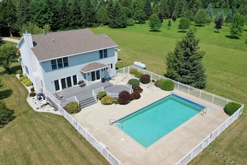 Aerial Pool View