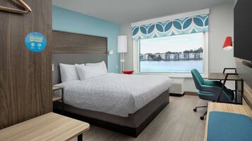 Estúdio, 1 cama King, vista para a lagoa | Vista do quarto