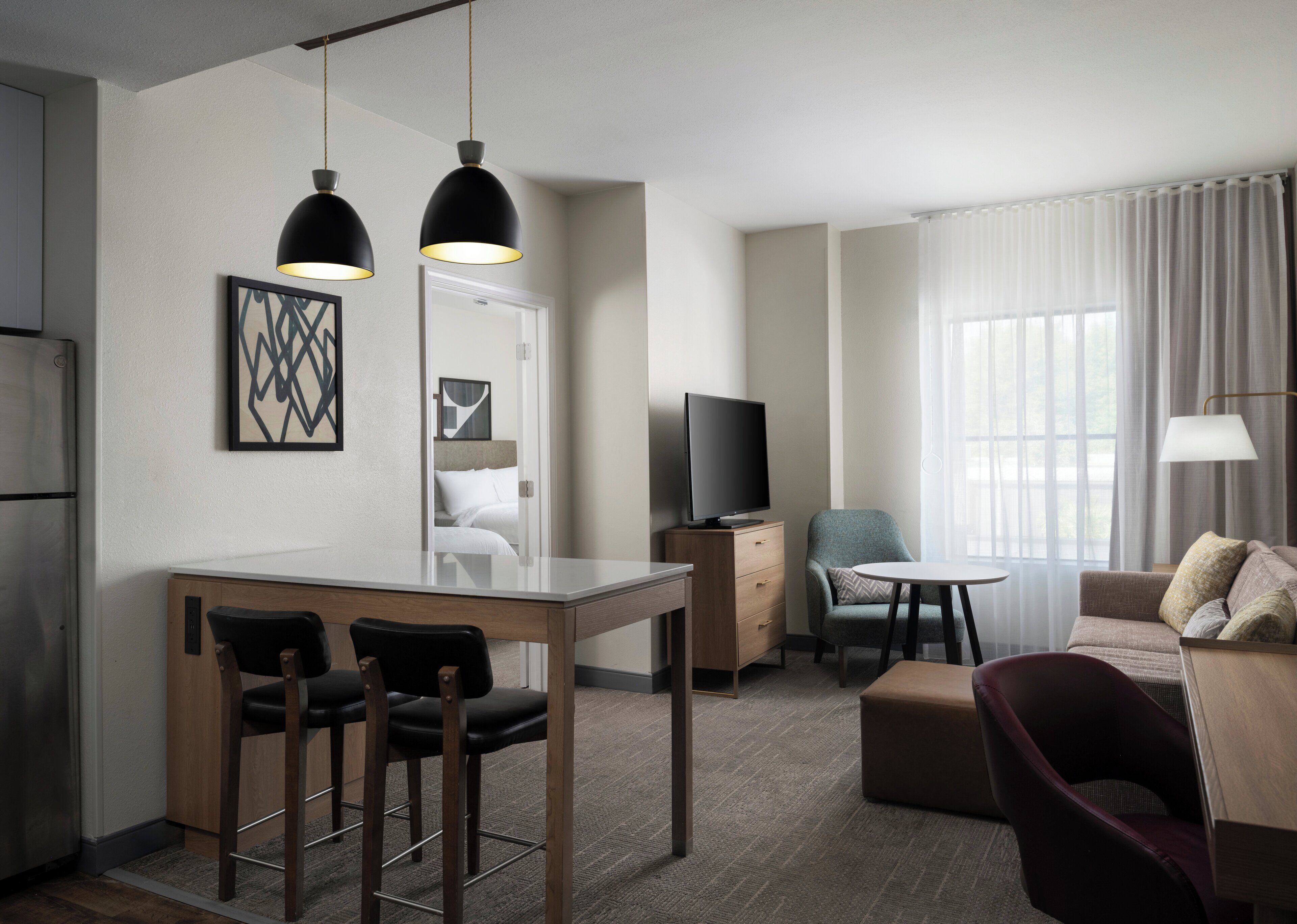 套房, 1 间卧室, 通行无障碍, 厨房 (Accessible Tub) | 客房服务设施