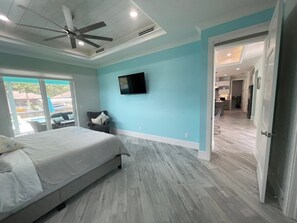 3 slaapkamers, een bureau, een strijkplank/strijkijzer, gratis wifi