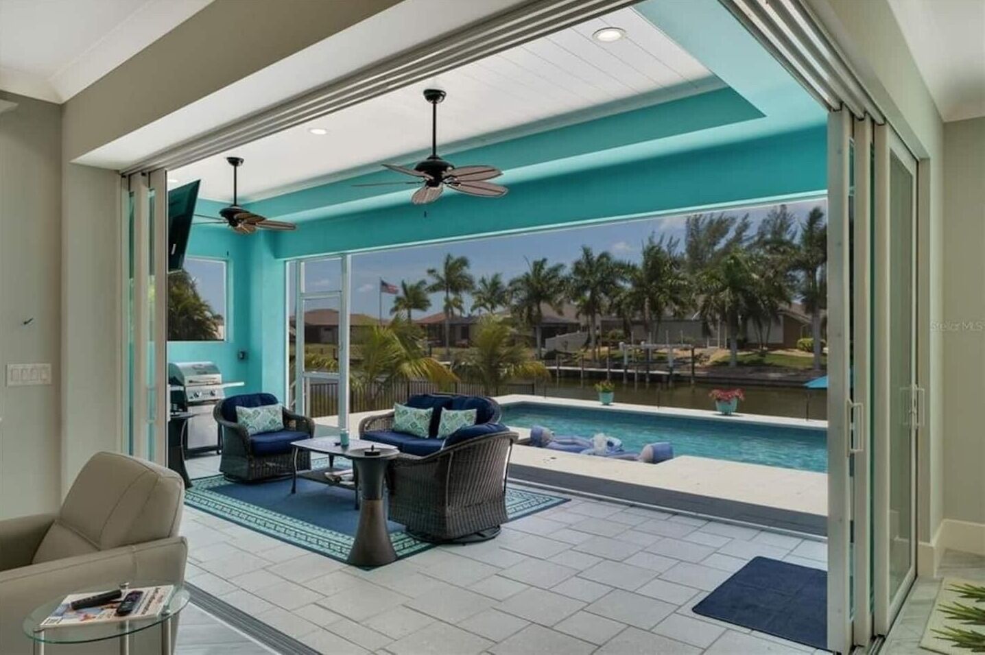 Et oppvarmet basseng