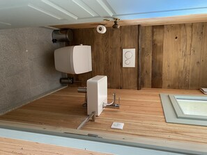 Ducha, secador de pelo, toallas