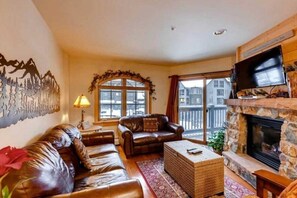 TV, fireplace - River Run by Wyndham Vacation Rentals (Keystone)