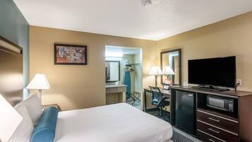 1 bedroom, iron/ironing board, free internet