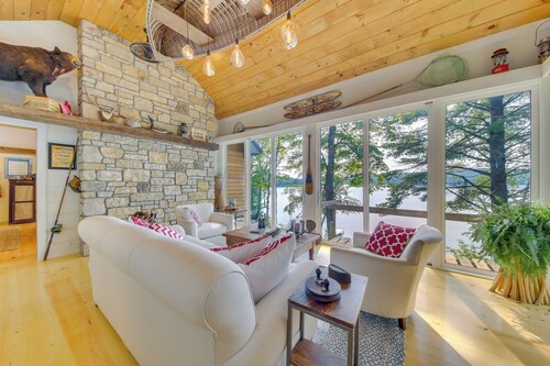 Beautiful Embden Pond Cabin w/ Dock & Kayaks!