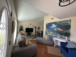 Smart TV, videojuegos, reproductor de DVD y futbolito 