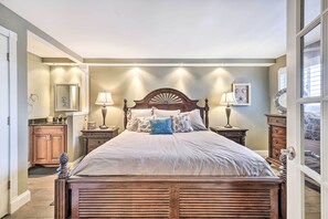 1 dormitorio, tabla de planchar con plancha, Internet y ropa de cama