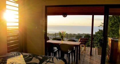 Bounty Lodge vacation rentals with panoramic lagoon and ocean views
