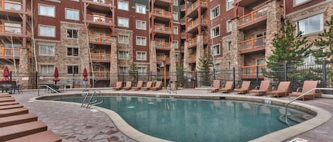 Indoor pool, outdoor pool