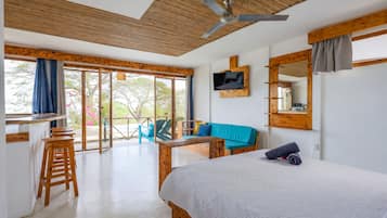 Superior Studio, Ocean View | Individually decorated, WiFi, bed sheets