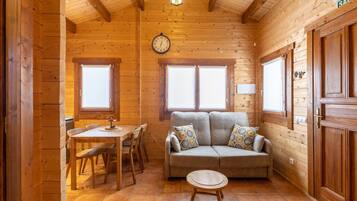 Televisie en een open haard