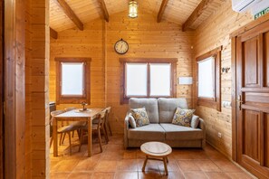 Televisión y chimenea 