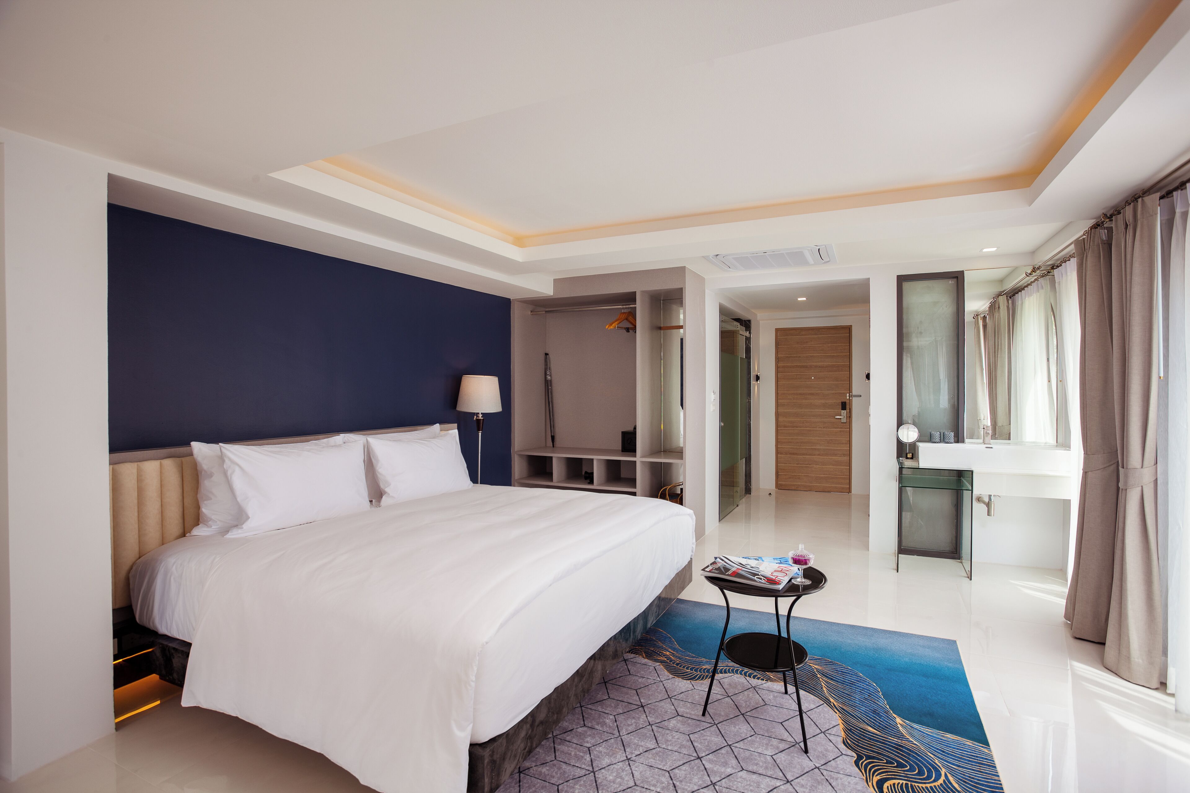 Oceanfront Suite | 羽絨被、房內夾萬、獨特設計、獨特裝修