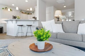 Smart TV, fireplace, video games, offices