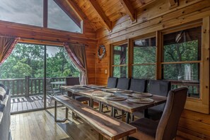 Cabin, 4 Bedrooms | Dining room - Bigfoot of Blue Ridge by Escape to Blue Ridge (Blue Ridge)