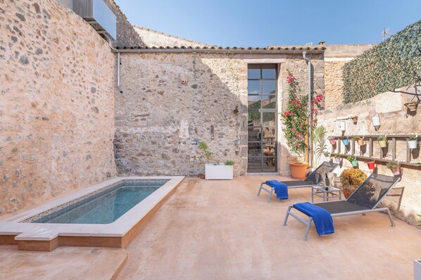 Pool - Vacation Home Cas Solleric with Pool, Balcony, A/C & Wi-Fi (Petra)