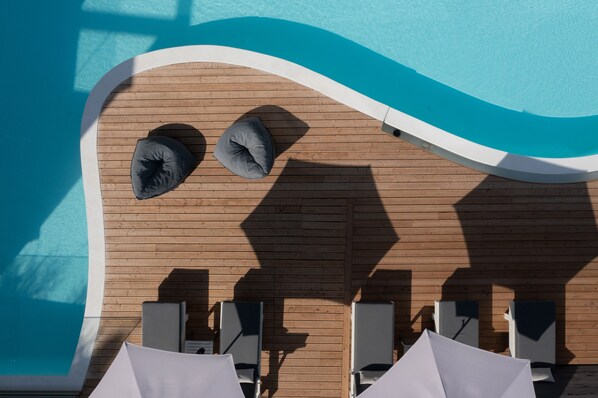 Deluxe Twin Room, Pool Access | Premium bedding, in-room safe, individually decorated - Terezas Hotel (Corfu)