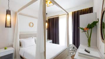 Family Apartment | 2 bedrooms, premium bedding, in-room safe, individually decorated