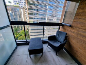 Departamento, 1 habitación, balcón | Balcón