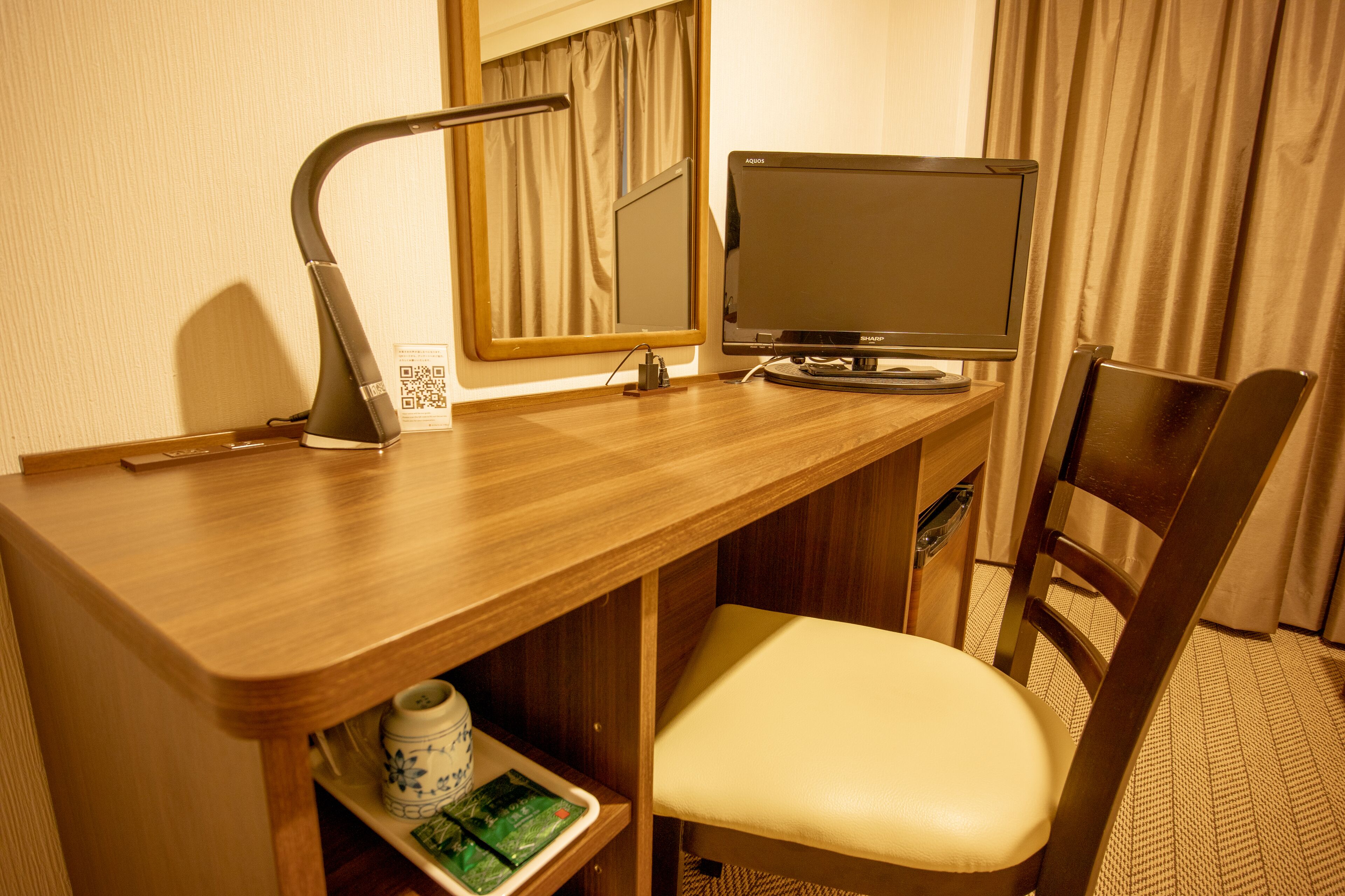 desk, iron/ironing board, free wifi, bed sheets