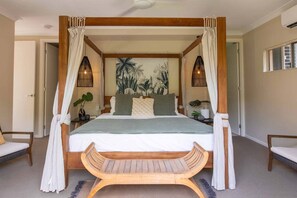 4 chambres, fer et planche à repasser, accès au Wi-Fi (inclus)