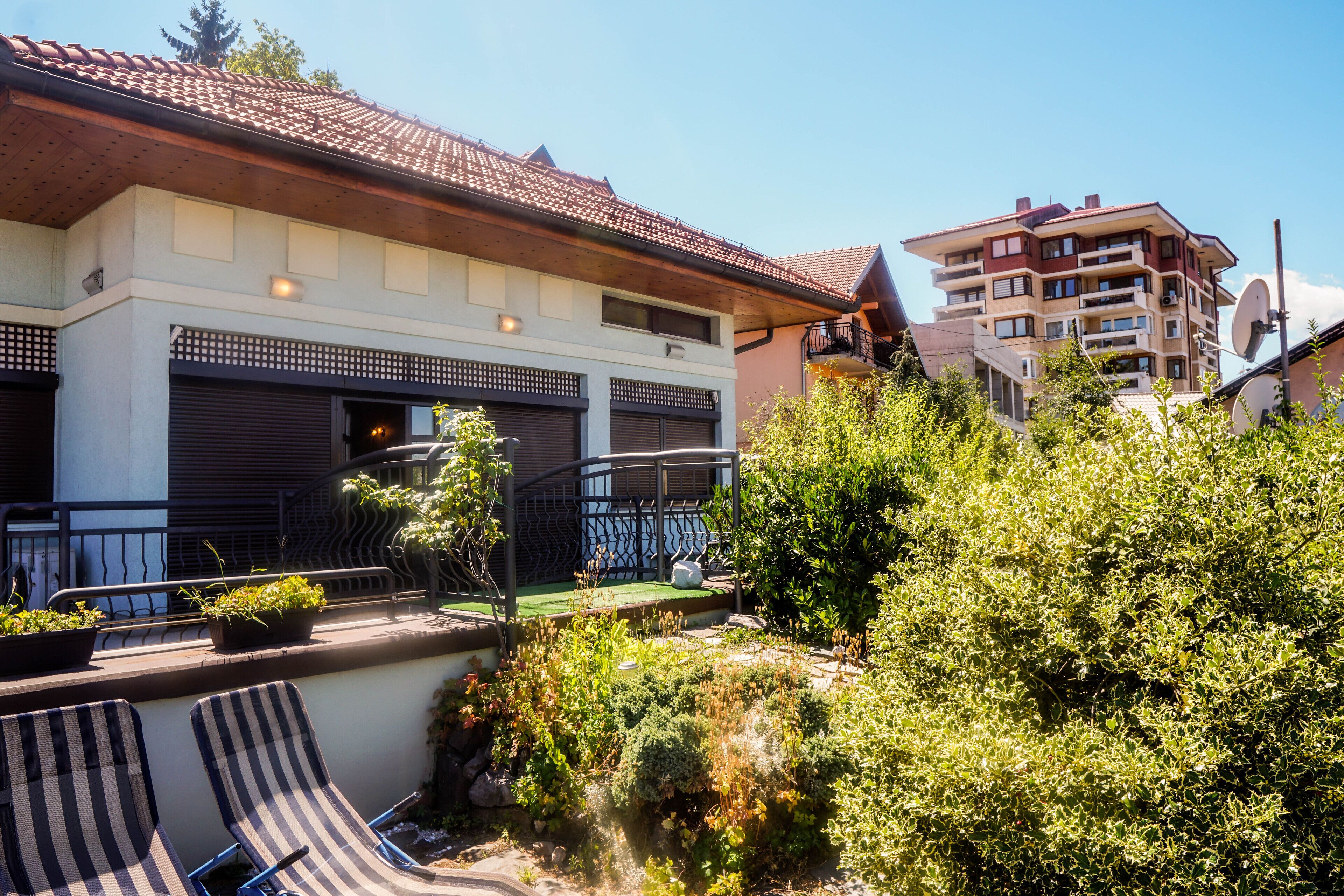 Overnattingsstedets uteområder