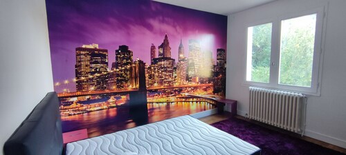 Petite chambre d’appoint, centre-ville