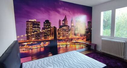 Petite chambre dâappoint, centre-ville