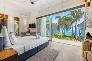 5 chambres, coffres-forts dans les chambres, fer et planche à repasser