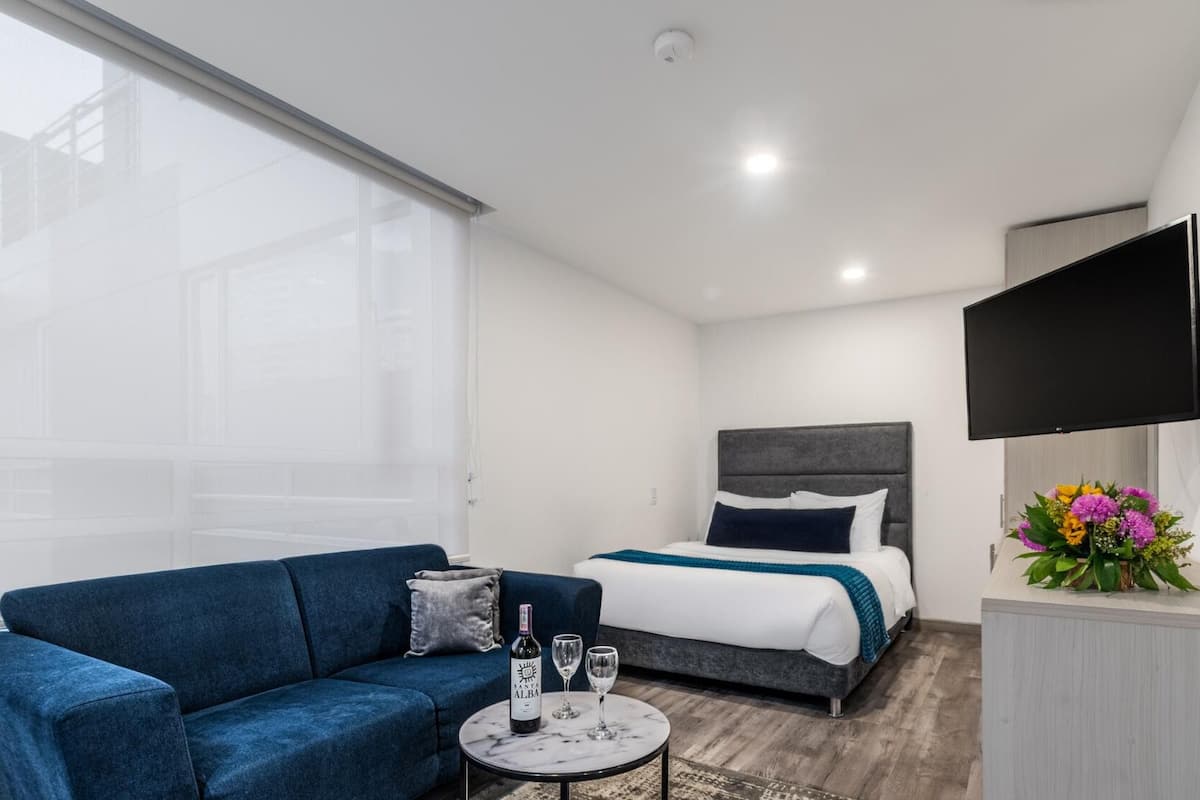 Premium bedding, memory-foam beds, individually decorated