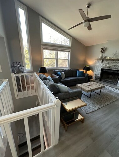 NEWLY RENOVATED: Cozy 3 bedroom house with indoor fireplace and fun outdoor area