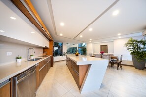 Fridge, microwave, oven, stovetop - Luxury Villa #10 Private Pool, Oceanview, & Complimentary Concierge Services (Playa Hermosa)