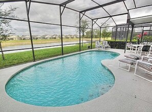 Una piscina riscaldata