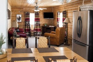 Smart TV, DVD player, books