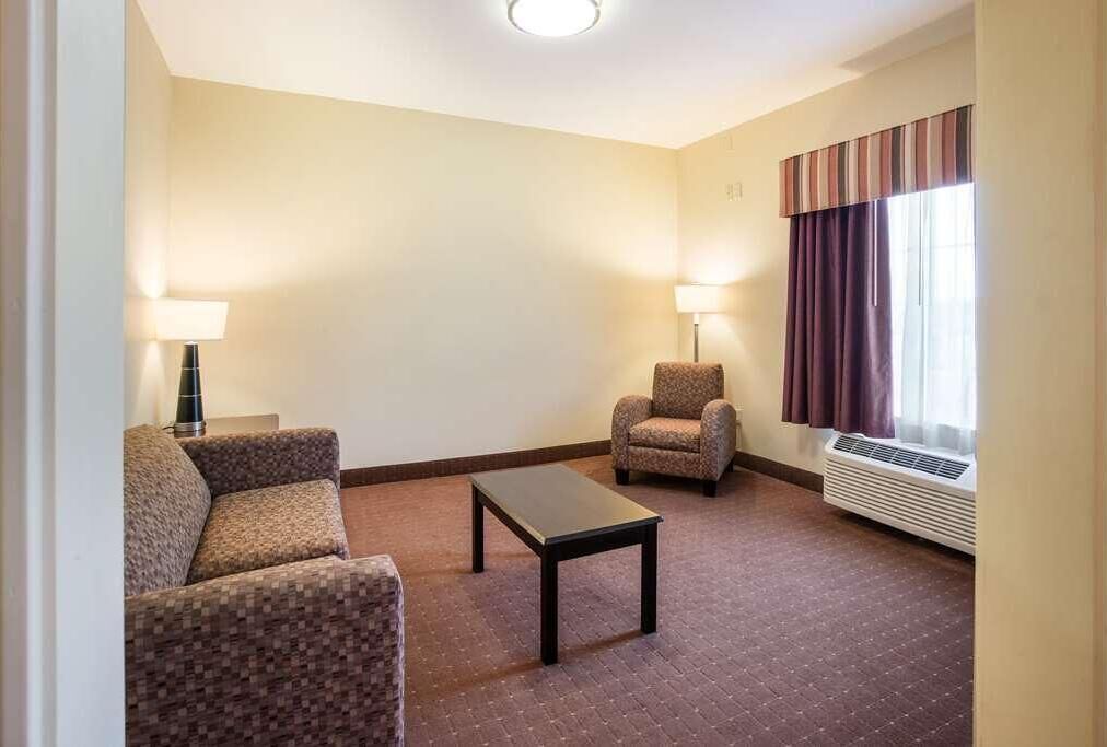 Comfortable living area, spend your vacation at a place that feels like a home away from home.