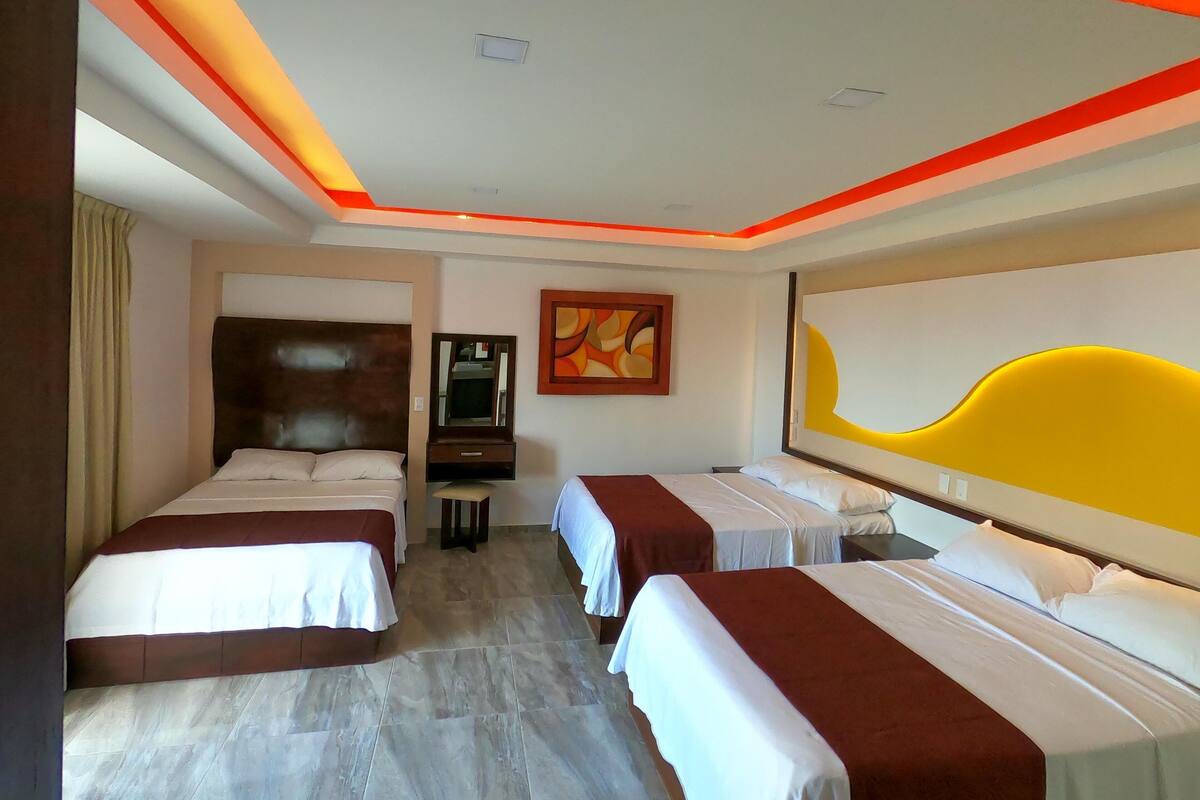 Family Triple Room | Iron/ironing board (on request), WiFi (free), individually furnished